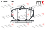 BL1996A2 Sada brzdových destiček, kotoučová brzda FTE