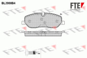 9010593 Sada brzdových destiček, kotoučová brzda FTE