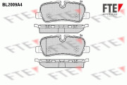 BL2009A4 Sada brzdových destiček, kotoučová brzda FTE