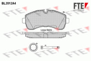 BL2012A4 Sada brzdových destiček, kotoučová brzda FTE