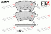 9010602 Sada brzdových destiček, kotoučová brzda FTE