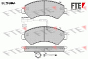 9010606 Sada brzdových destiček, kotoučová brzda FTE