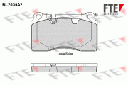 BL2035A2 FTE sada brzdových platničiek kotúčovej brzdy BL2035A2 FTE
