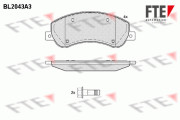 BL2043A3 FTE sada brzdových platničiek kotúčovej brzdy BL2043A3 FTE