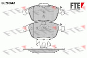 BL2066A1 FTE sada brzdových platničiek kotúčovej brzdy BL2066A1 FTE