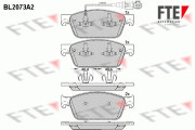 BL2073A2 Sada brzdových destiček, kotoučová brzda FTE