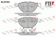 BL2078A2 Sada brzdových destiček, kotoučová brzda FTE