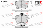 9010676 FTE sada brzdových platničiek kotúčovej brzdy 9010676 FTE