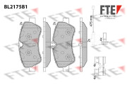 BL2175B1 Sada brzdových destiček, kotoučová brzda FTE