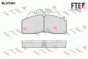 BL2218A1 Sada brzdových destiček, kotoučová brzda FTE