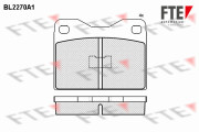 BL2270A1 Sada brzdových destiček, kotoučová brzda FTE