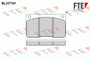 BL2277A1 Sada brzdových destiček, kotoučová brzda FTE