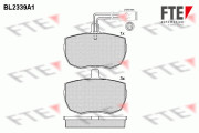 BL2339A1 Sada brzdových destiček, kotoučová brzda FTE