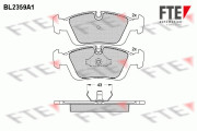 9010709 FTE sada brzdových platničiek kotúčovej brzdy 9010709 FTE