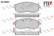 BL2396A1 FTE sada brzdových platničiek kotúčovej brzdy BL2396A1 FTE