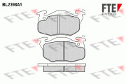 BL2398A1 FTE sada brzdových platničiek kotúčovej brzdy BL2398A1 FTE