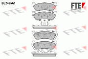 BL2425A1 Sada brzdových destiček, kotoučová brzda FTE