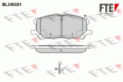 BL2462A1 Sada brzdových destiček, kotoučová brzda FTE