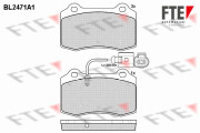 BL2471A1 Sada brzdových destiček, kotoučová brzda FTE