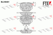 9010760 Sada brzdových destiček, kotoučová brzda FTE