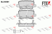 BL2503B1 FTE sada brzdových platničiek kotúčovej brzdy BL2503B1 FTE