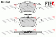 BL2506A1 Sada brzdových destiček, kotoučová brzda FTE