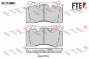 BL2530A1 Sada brzdových destiček, kotoučová brzda FTE