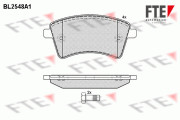 BL2548A1 Sada brzdových destiček, kotoučová brzda FTE