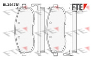 BL2567B1 Sada brzdových destiček, kotoučová brzda FTE