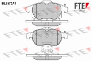 BL2575A1 Sada brzdových destiček, kotoučová brzda FTE