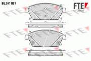 BL2611B1 FTE sada brzdových platničiek kotúčovej brzdy BL2611B1 FTE