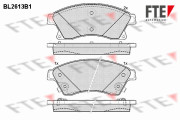 BL2613B1 Sada brzdových destiček, kotoučová brzda FTE