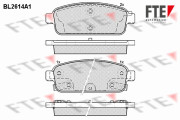 9010862 Sada brzdových destiček, kotoučová brzda FTE