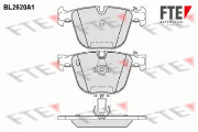 BL2620A1 Sada brzdových destiček, kotoučová brzda FTE