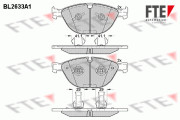 BL2633A1 Sada brzdových destiček, kotoučová brzda FTE