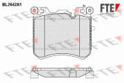 BL2642A1 Sada brzdových destiček, kotoučová brzda FTE
