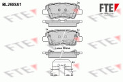 9010918 Sada brzdových destiček, kotoučová brzda FTE