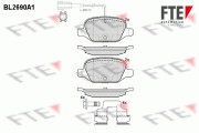 BL2690A1 FTE sada brzdových platničiek kotúčovej brzdy BL2690A1 FTE