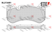 BL2726B1 Sada brzdových destiček, kotoučová brzda FTE