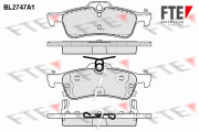 BL2747A1 Sada brzdových destiček, kotoučová brzda FTE