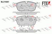 BL2750A1 Sada brzdových destiček, kotoučová brzda FTE