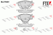 BL2794A1 FTE sada brzdových platničiek kotúčovej brzdy BL2794A1 FTE