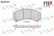 9010989 Sada brzdových destiček, kotoučová brzda FTE