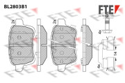 9011097 Sada brzdových destiček, kotoučová brzda FTE