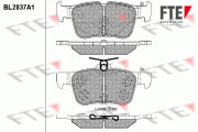 BL2837A1 Sada brzdových destiček, kotoučová brzda FTE