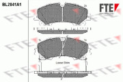 BL2841A1 Sada brzdových destiček, kotoučová brzda FTE