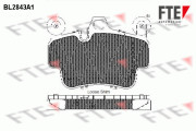 BL2843A1 FTE sada brzdových platničiek kotúčovej brzdy BL2843A1 FTE