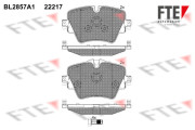 BL2857A1 Sada brzdových destiček, kotoučová brzda FTE