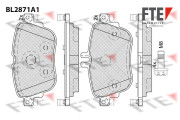 BL2871A1 Sada brzdových destiček, kotoučová brzda FTE