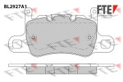BL2927A1 Sada brzdových destiček, kotoučová brzda FTE